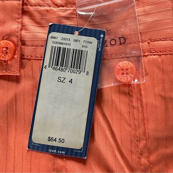NWT … IZOD “Size: 4” Stretch Shorts - Picture 5 of 5